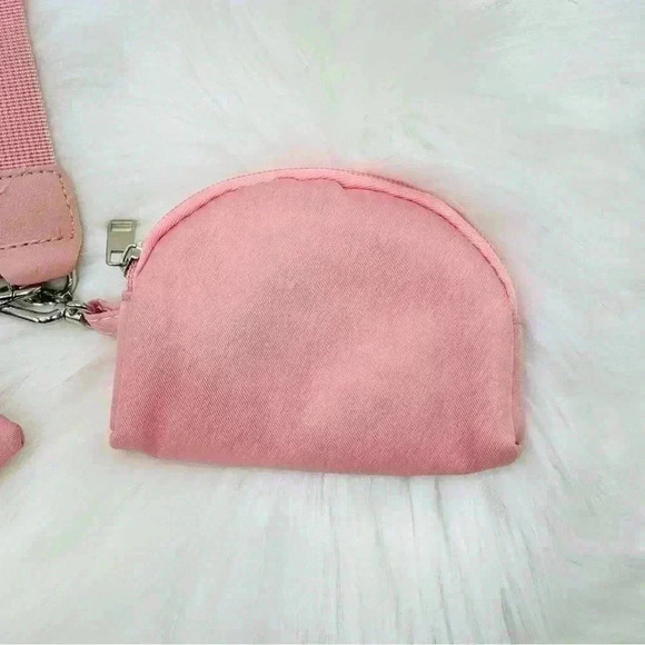 Pink Dream Bundle Dual Power pouch Wristlet w/ Pink Floral Band for Apple Watch - Picture 5 of 10